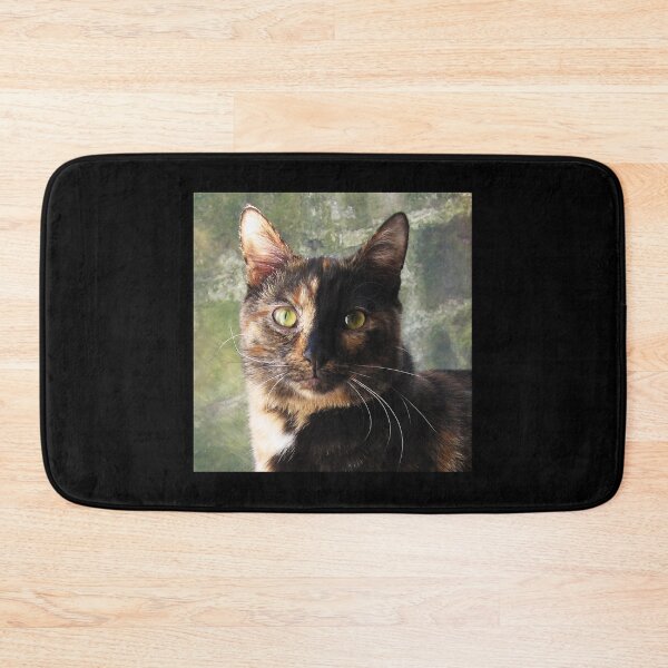 Item preview, Tortoiseshell cat looking at camera designed and sold by ljm000.