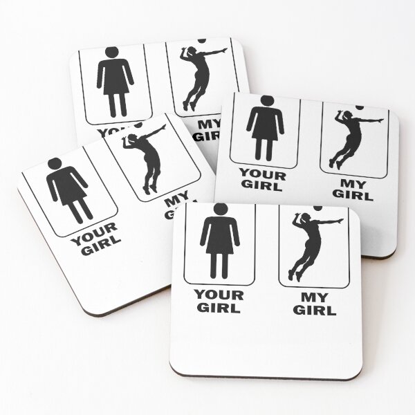 Item preview, Your Girl My Girl Volleyball designed and sold by shirtystar.