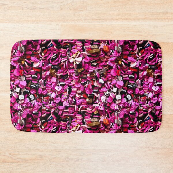 Item preview, Pink Heart-Shaped Love Locks in Verona designed and sold by Rae Tucker Photography & Designs.