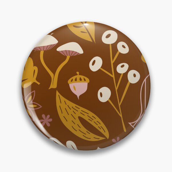 Item preview, Fall Foliage in Gold + Brown designed and sold by latheandquill.