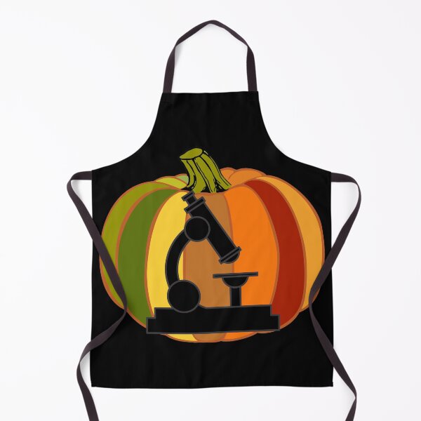 Item preview, MEDICAL LABORATORY SCIENTIST HALLOWEEN FALL COLORED RETRO PUMPKIN WITH MICROSCOPE designed and sold by Hippiesole.