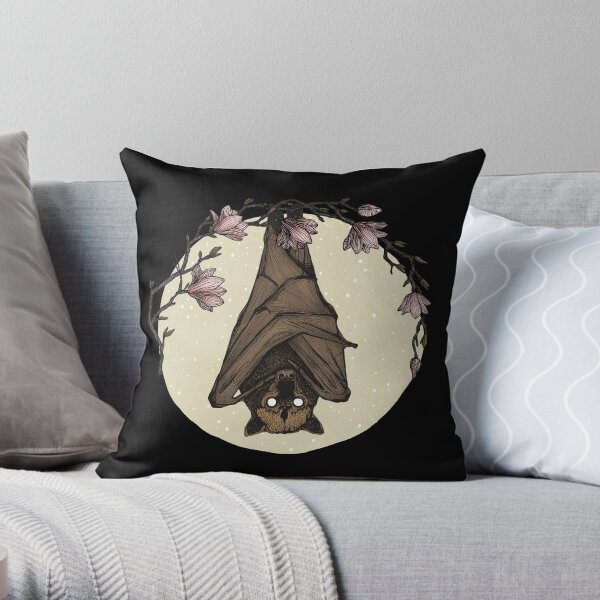 Bat Crazy Throw Pillow
