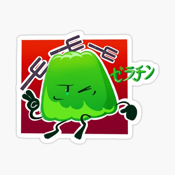 Battle for Dream Island Gelatin Sad Sticker - Sticker Mania