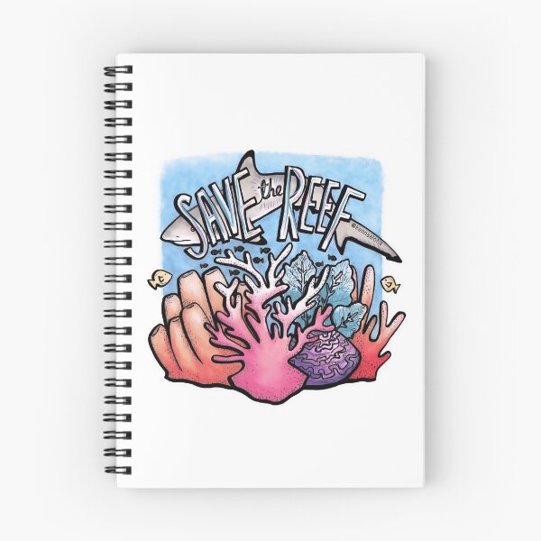 Item preview, “Save The Reef” Black Tip Reef Shark and Coral designed and sold by kennaaloha.
