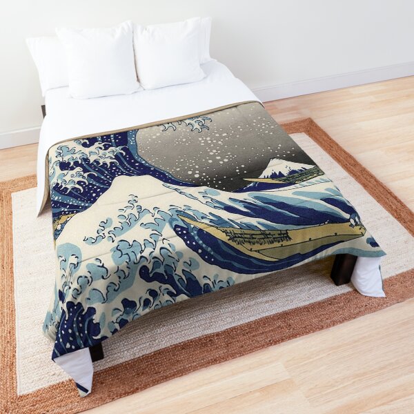 The Great Wave off Kanagawa by japan artist Hokusai Comforter