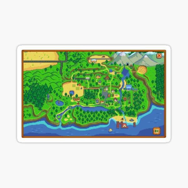 Aperçu de l'œuvre Stardew Valley: carte créée et vendue par junimos.