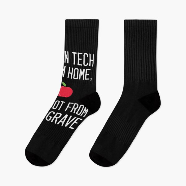 Item preview, I can tech from home, but not from the grave designed and sold by SarahMohanad.