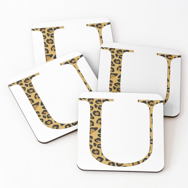 Item preview, Cheetah Print Letter U designed and sold by Katherine Winner.