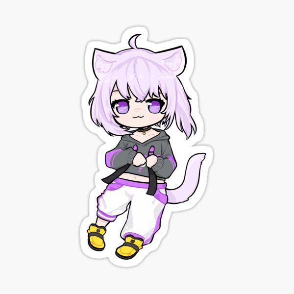 Nekomata Okayu Stickers | Redbubble