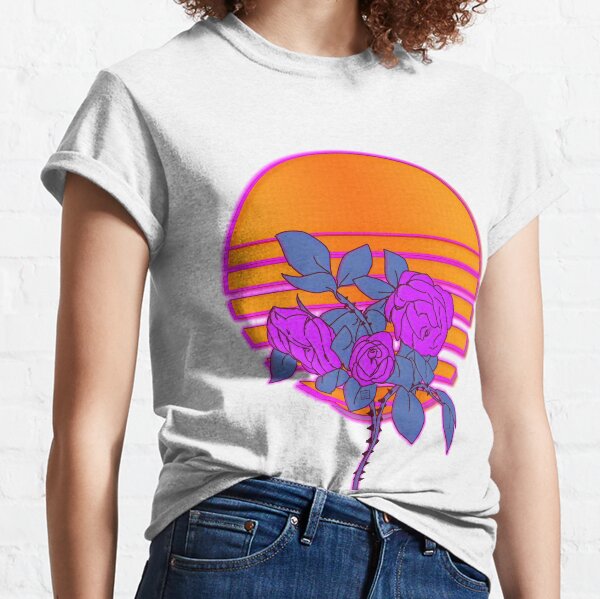 Shekinah Guab X T.Kanero - Purple Roses Vintage Set Classic T-Shirt