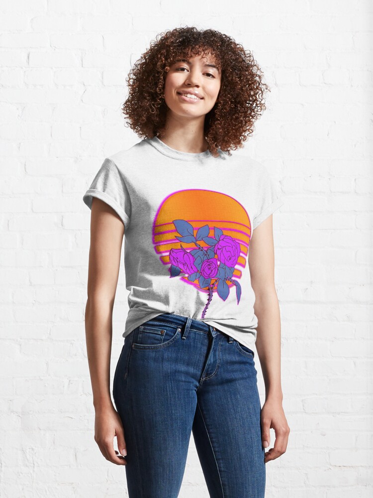 Alternate view of Shekinah Guab X T.Kanero - Purple Roses Vintage Set Classic T-Shirt