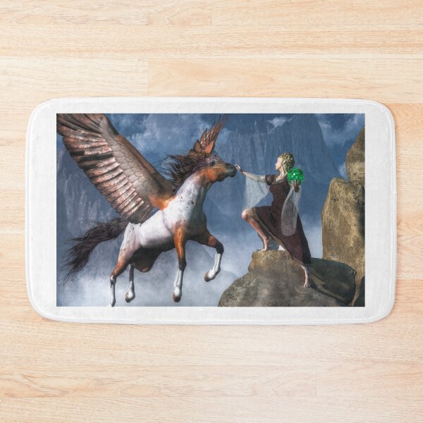Item preview, Elf Summoning a Pegasus designed and sold by Daniel Eskridge.