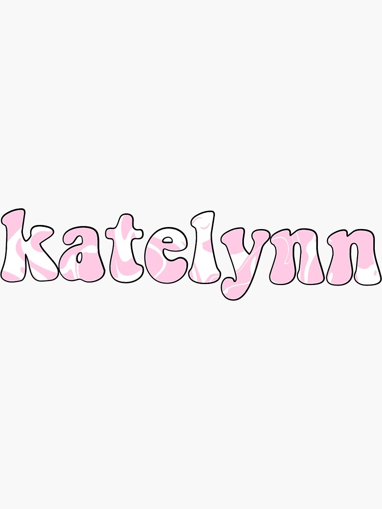 “katelynn custom " Sticker for Sale by aacreates | Redbubble