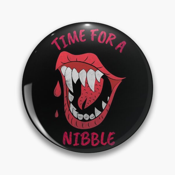 Item preview, Viscous Nasty Dripping Vampire Lips for Halloween. Time for a Nibble! designed and sold by UrTops.