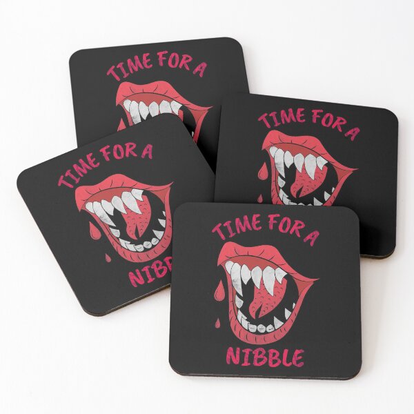 Item preview, Viscous Nasty Dripping Vampire Lips for Halloween. Time for a Nibble! designed and sold by UrTops.