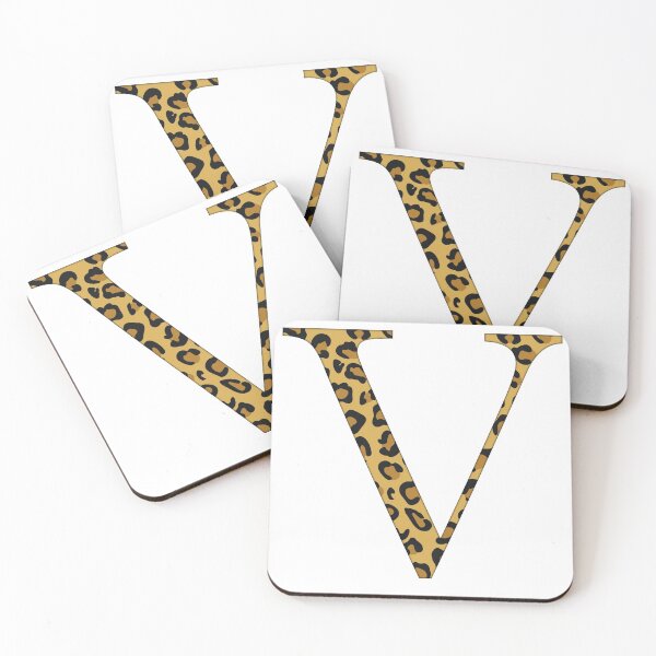 Item preview, Cheetah Print Letter V designed and sold by Katherine Winner.