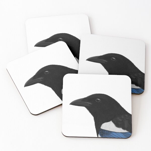 Item preview, Magpie bird drawing gift women girls men kids birdwatcher biologist designed and sold by jz-birds.