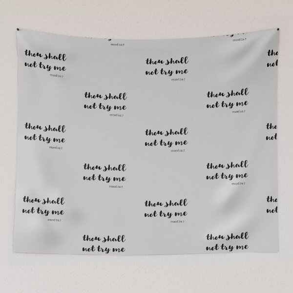 Item preview, thou shall not try me designed and sold by ThundalyLife.