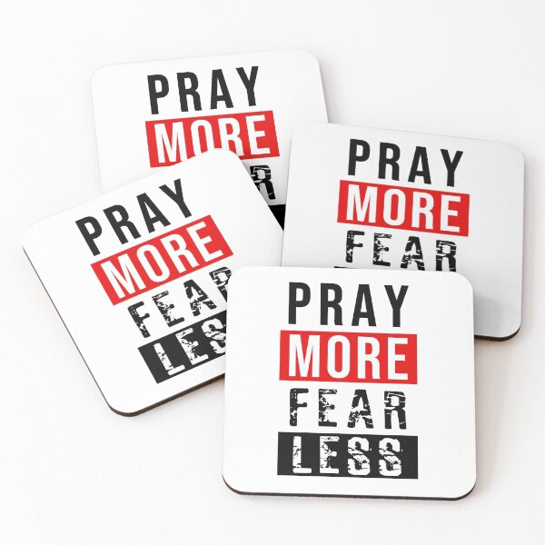Item preview, Pray More Fear Less - V2 designed and sold by 4wordsmovement.