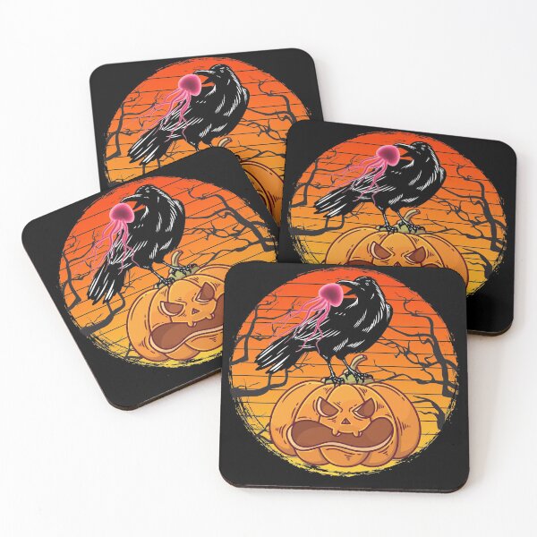 Item preview, MEDICAL LABORATORY SCIENTIST HALLOWEEN BLACK BIRD DESIGN WITH PUMPKIN designed and sold by Hippiesole.
