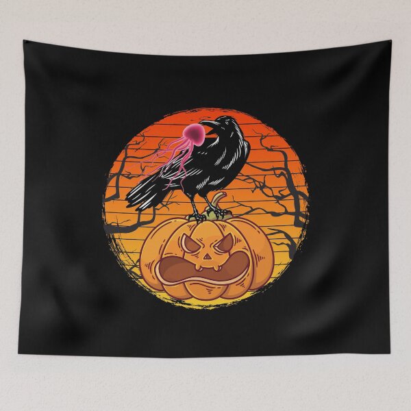 Item preview, MEDICAL LABORATORY SCIENTIST HALLOWEEN BLACK BIRD DESIGN WITH PUMPKIN designed and sold by Hippiesole.
