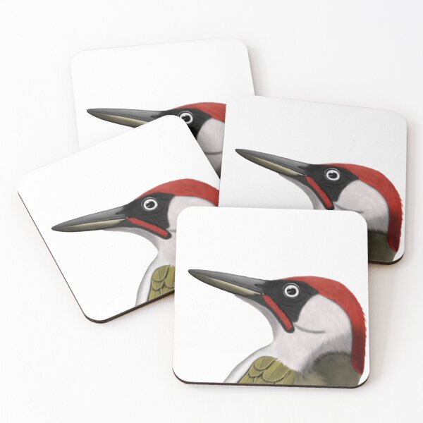 Item preview, Green woodpecker bird drawing gift women girls men kids birdwatcher biologist designed and sold by jz-birds.