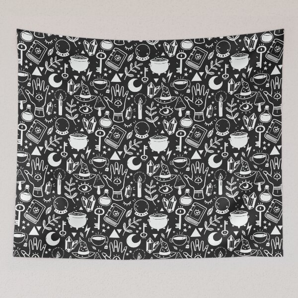 Item preview, Witchy Things Black White designed and sold by kattvalk.