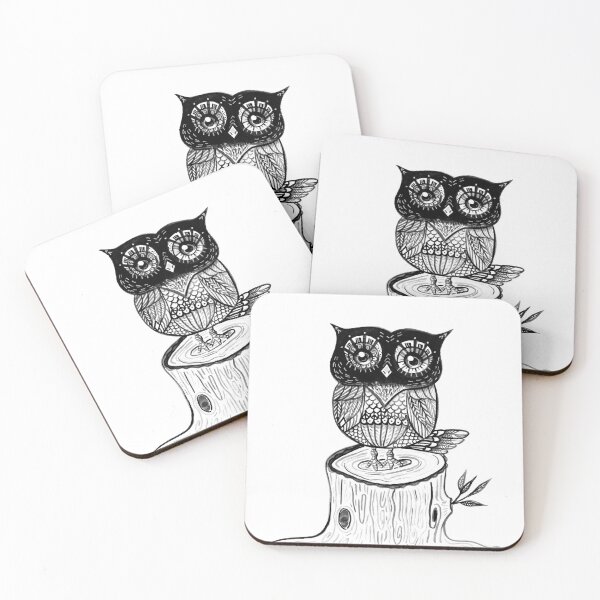 Aperçu de l'œuvre Petit hibou aquarelle créée et vendue par Willow Heath.