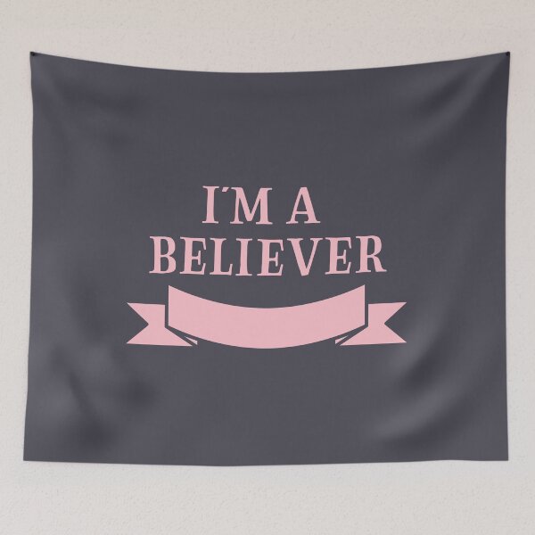 Item preview, I'm a Believer, pink designed and sold by perezzzoso.