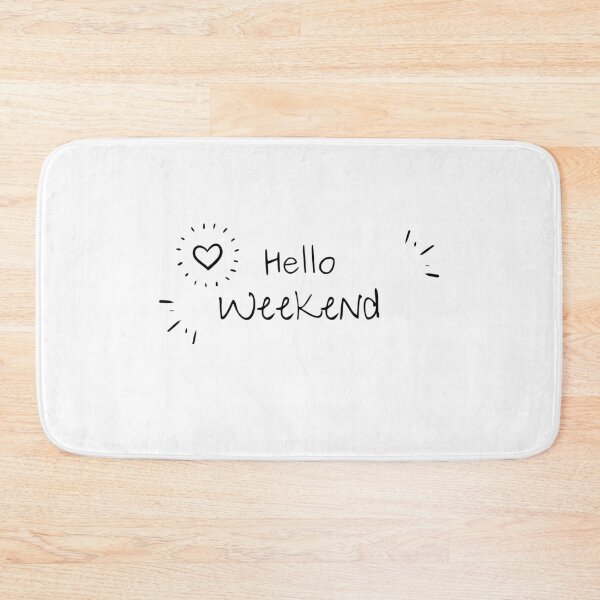 Item preview, Hello Weekend mug designed and sold by Spot Sweet.