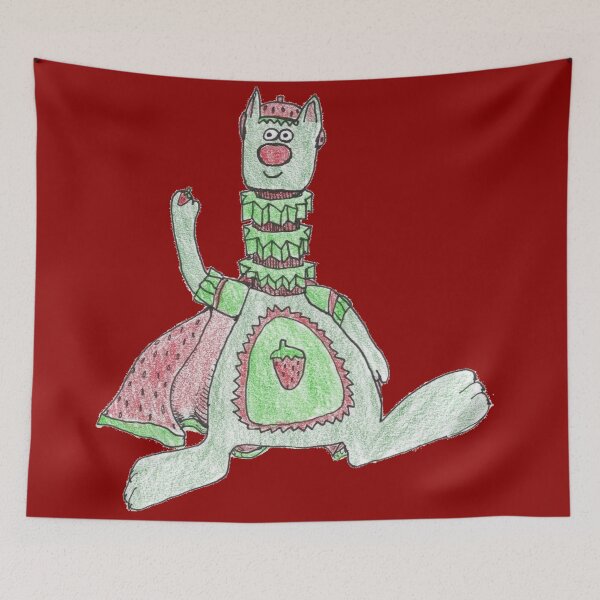 Item preview, Strawberry Super Hero designed and sold by ArtChildGalore.