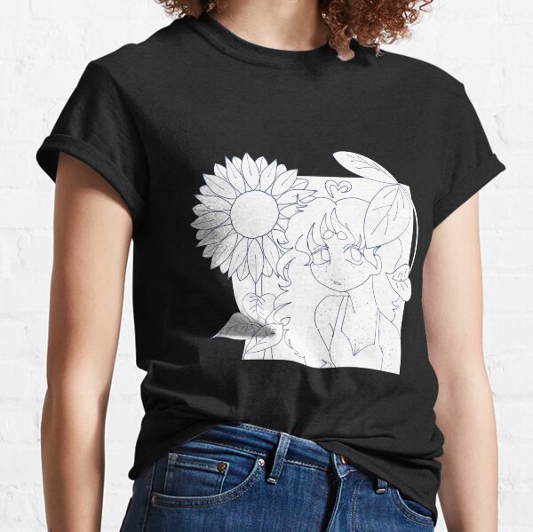 Bloom (lines only) Classic T-Shirt