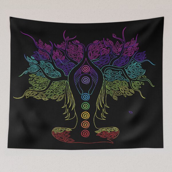 Item preview, Chakra Centers Lady Tree - WO designed and sold by serenaking.