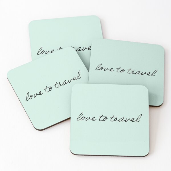 Item preview, "love to travel" designed and sold by Feel-GoodPrints.
