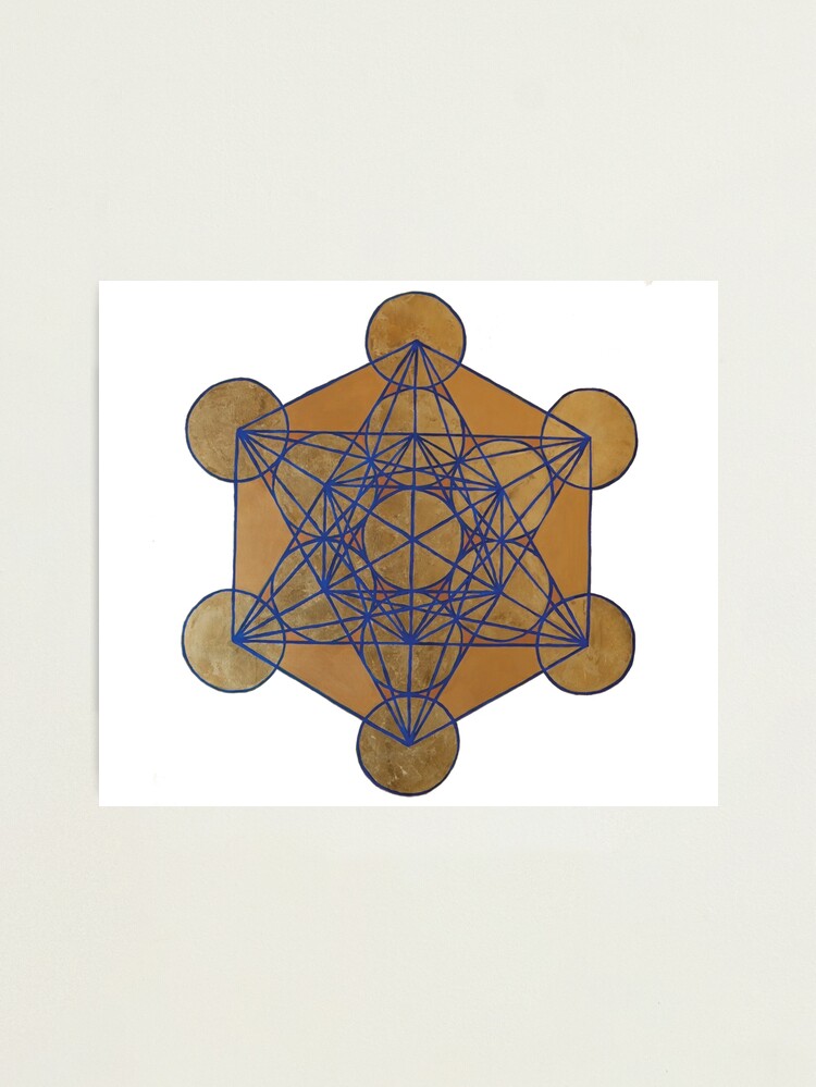 Alternate view of Metatron's Cube 3 ( XL ) Photographic Print