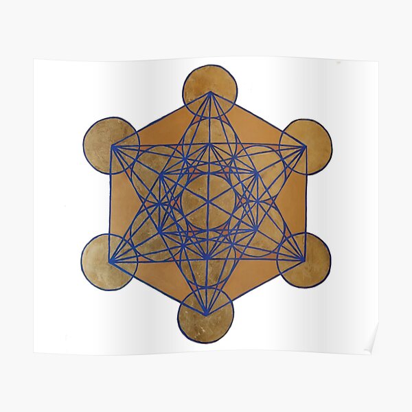 Metatron's Cube 3 ( XL ) Poster