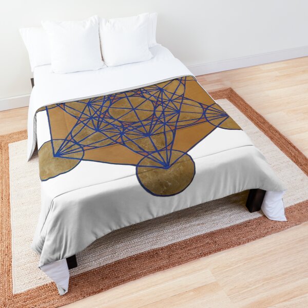Metatron's Cube 3 ( XL ) Comforter