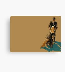 Murder In Suit Canvas Print