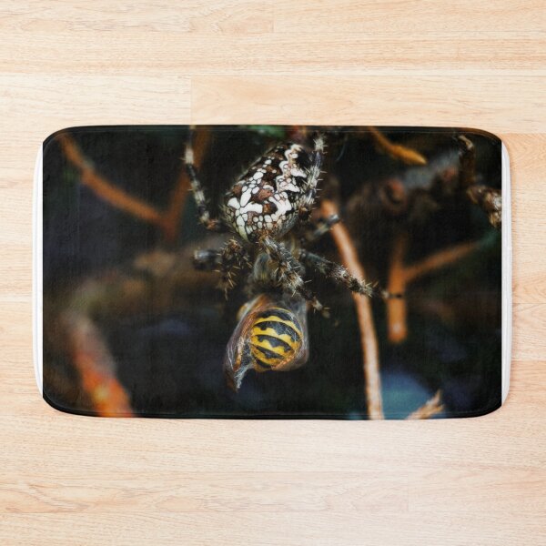 Item preview, A spider catches a wasp designed and sold by ToniStauche.