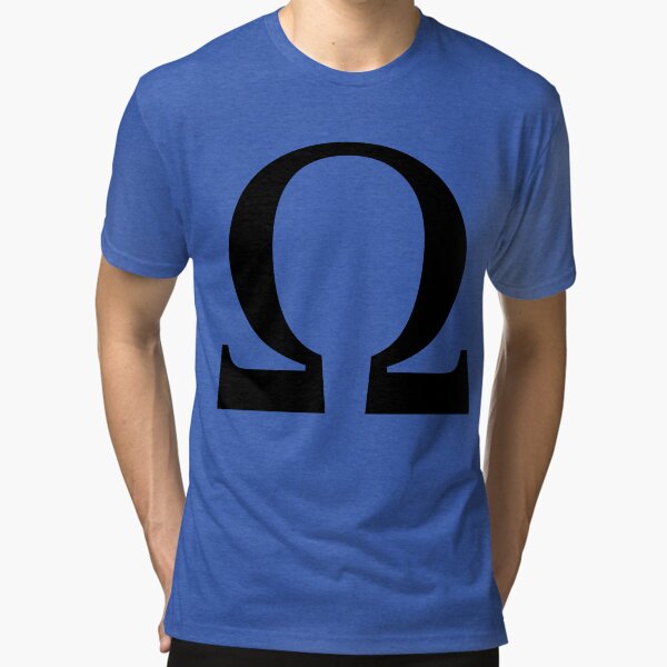 "Omega Symbol " Tshirt by Redbubble