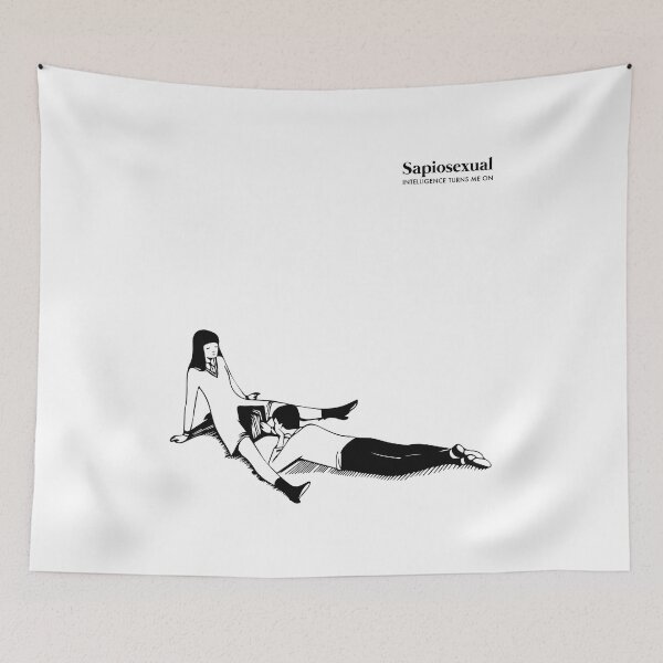 Item preview, Sapiosexual - Intelligence Turns Me On designed and sold by Graphichors_ Design.