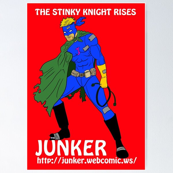 Item preview, Junker The Stinky Knight Rises designed and sold by Pogoshots.