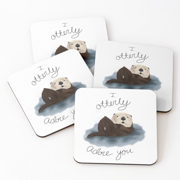 Item preview, I Otter-ly Adore you (with words) designed and sold by AKBruce.