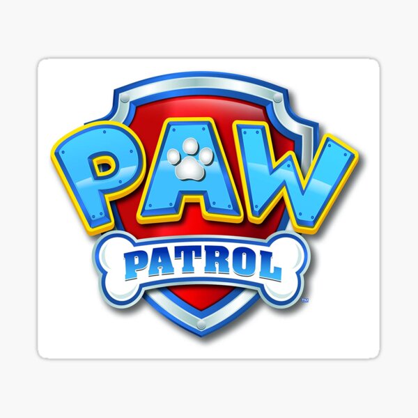 Paw Patrol Logo Sticker for Sale by plainchar