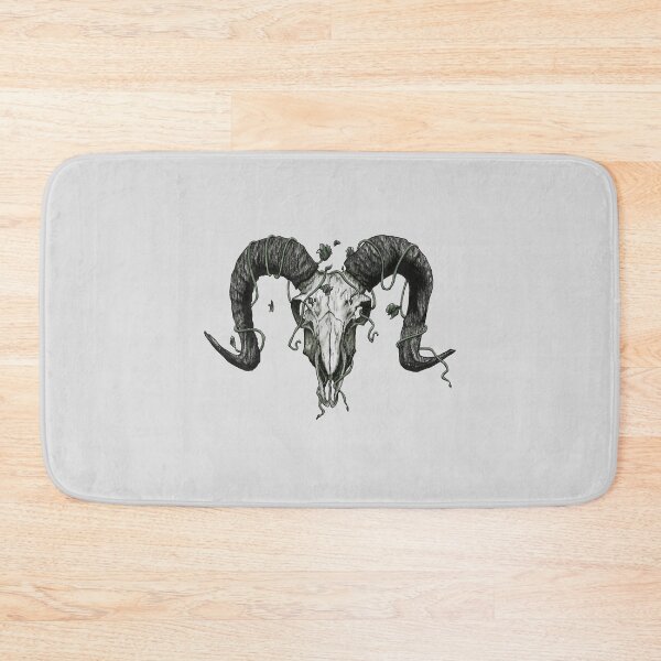 Item preview, Forested Ram Skull designed and sold by Cillian O'Keeffe.