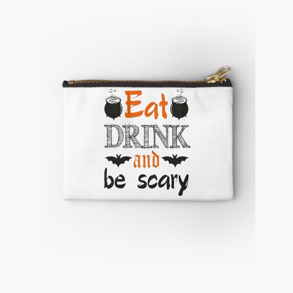 Item preview, Eat Drink And Be Scary Halloween designed and sold by KiwiArt 2020.