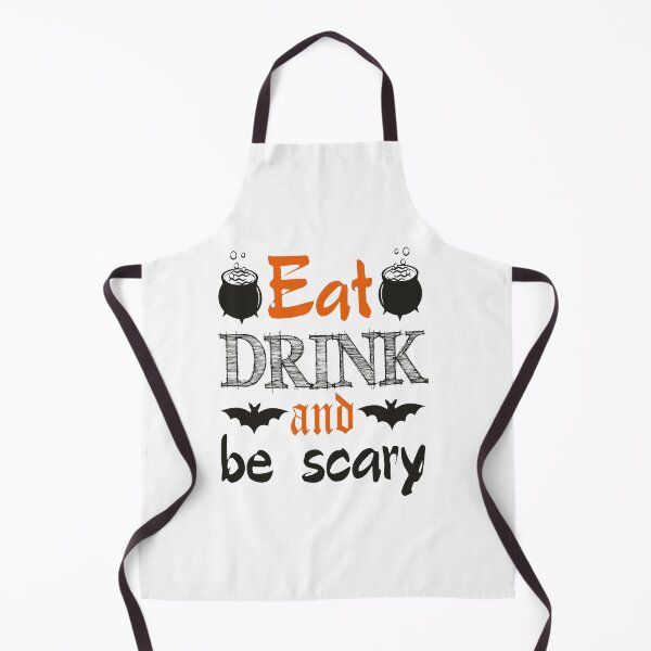 Item preview, Eat Drink And Be Scary Halloween designed and sold by KiwiArt 2020.
