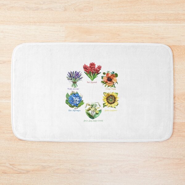 Item preview, FLOWER COLOR WHEEL designed and sold by SarahSnippets.