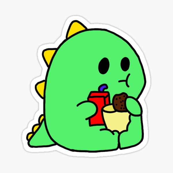 Cute Dino Enjoys Eating Pizza Graphic by jonnyleaf14 · Creative Fabrica