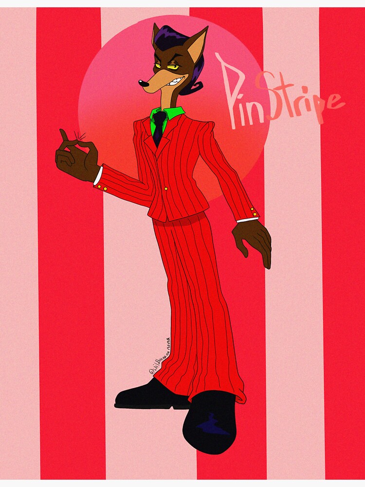 crash bandicoot pinstripe